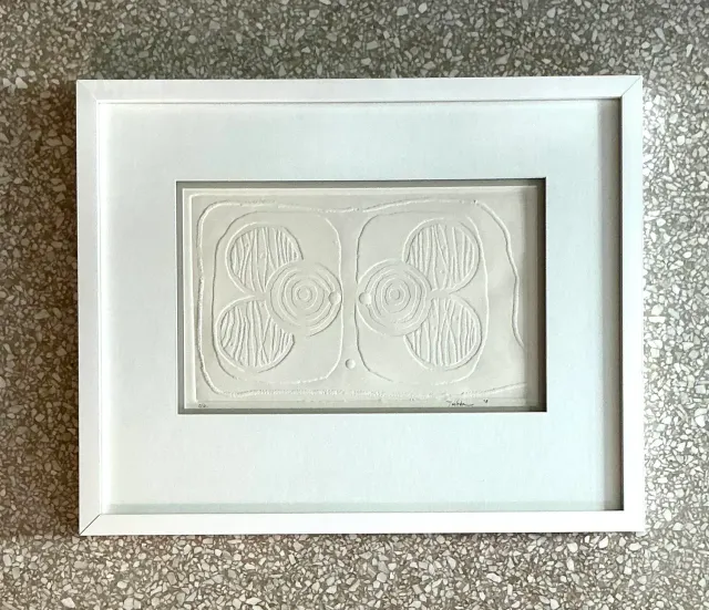Vintage Boho Numbered Molded Paper Lithograph — additional photo 6