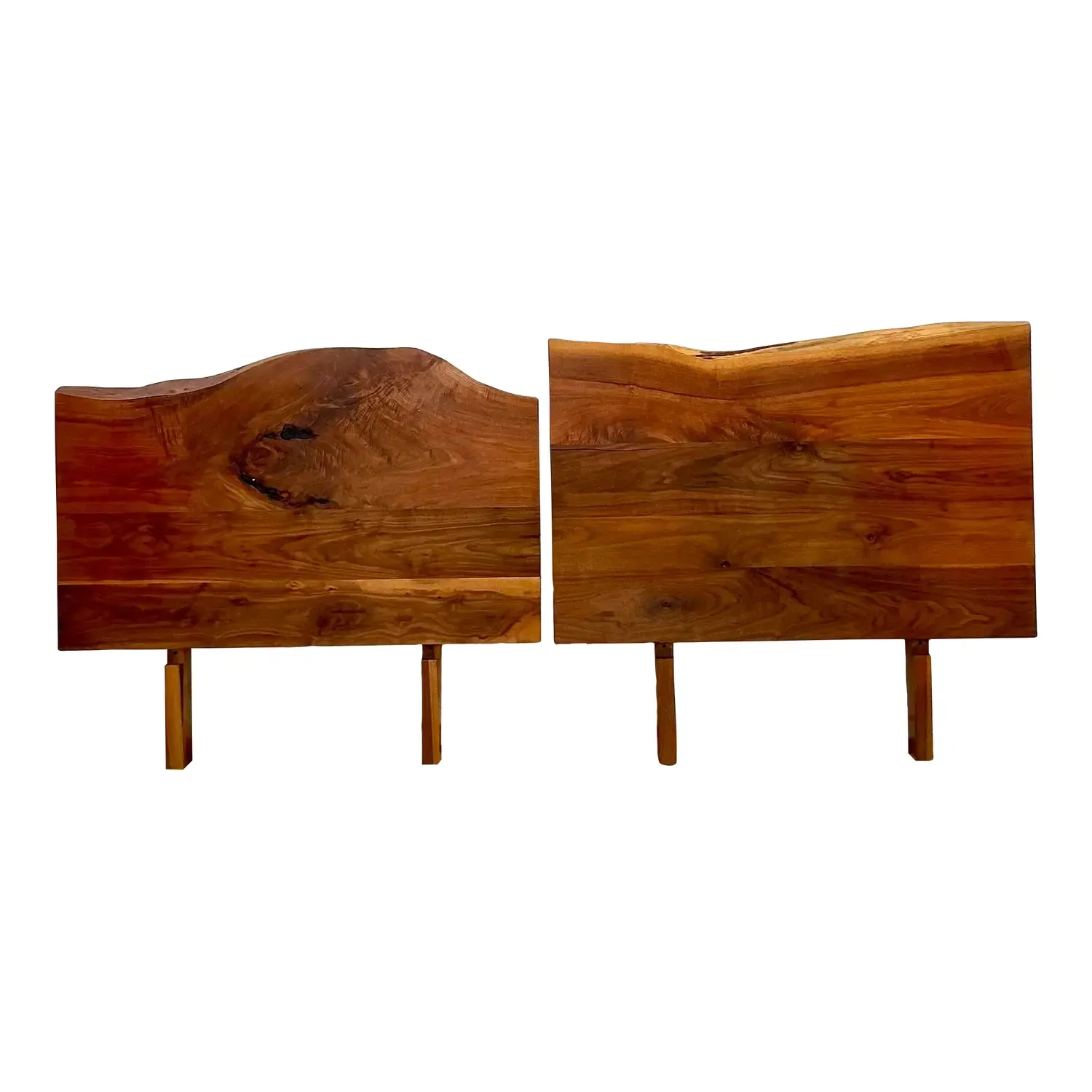 Vintage Boho Organic Plank Twin Headboards - Set of 2 — additional photo 1