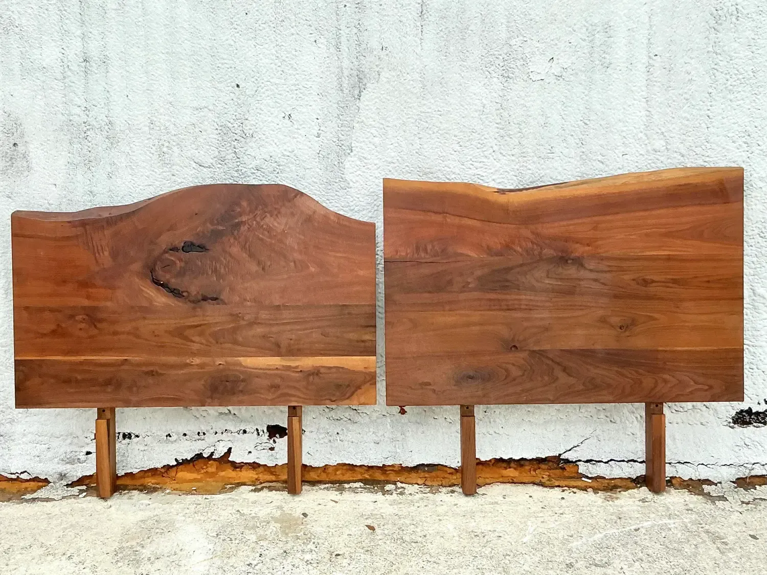 Vintage Boho Organic Plank Twin Headboards - Set of 2 — additional photo 2