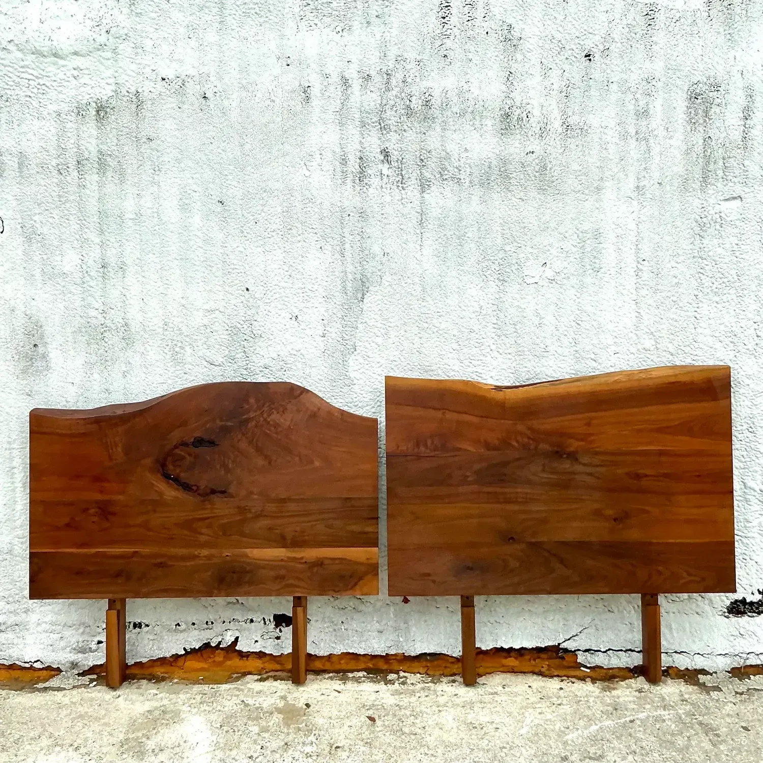 Vintage Boho Organic Plank Twin Headboards - Set of 2 — additional photo 4