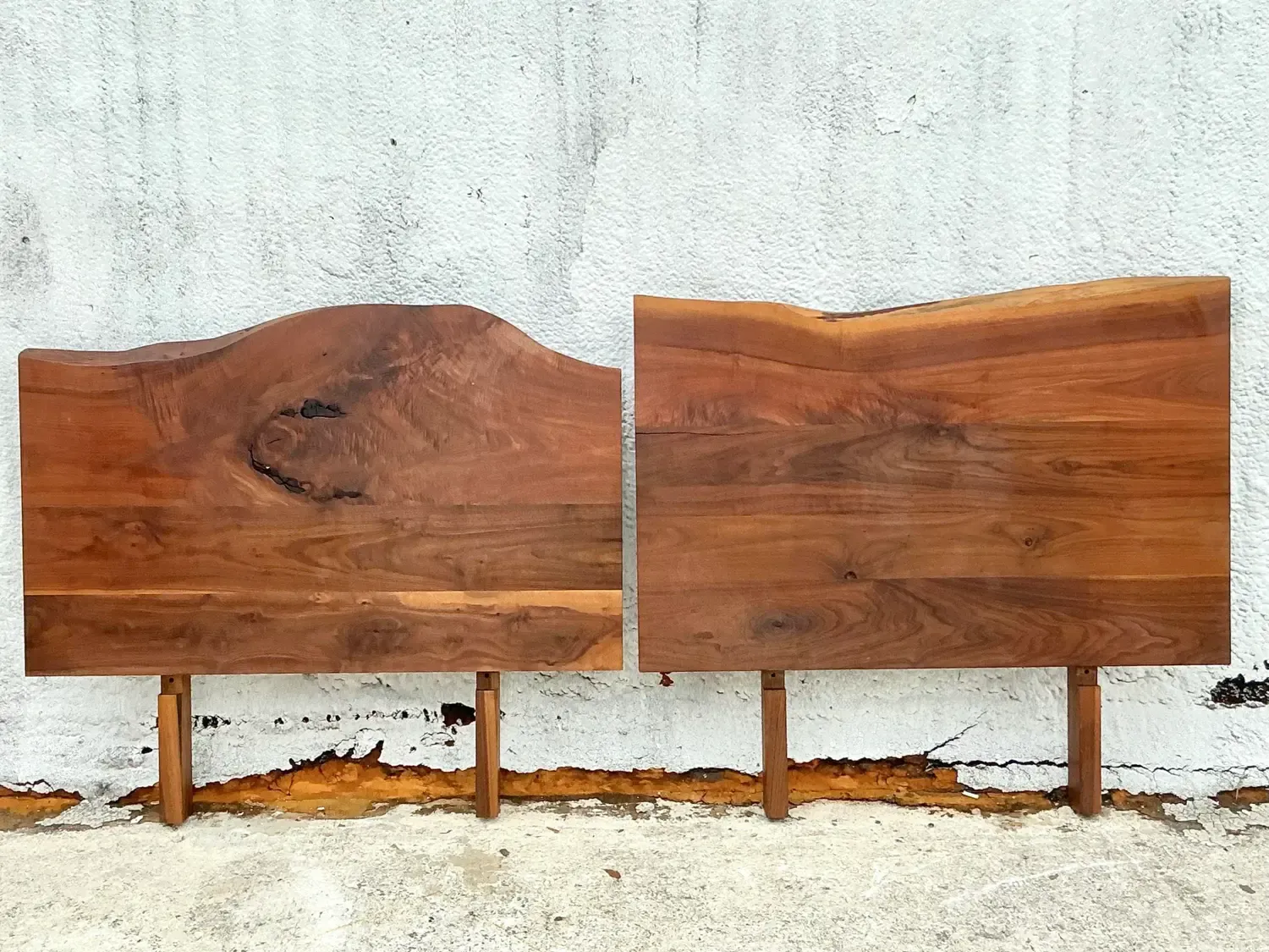 Vintage Boho Organic Plank Twin Headboards - Set of 2 — additional photo 7