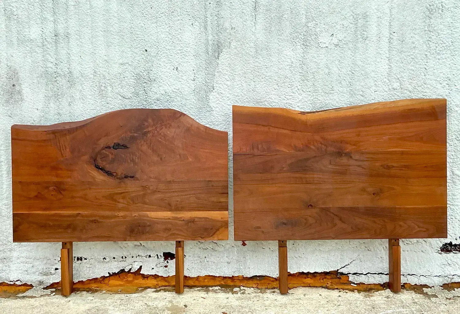 Vintage Boho Organic Plank Twin Headboards - Set of 2 — additional photo 8