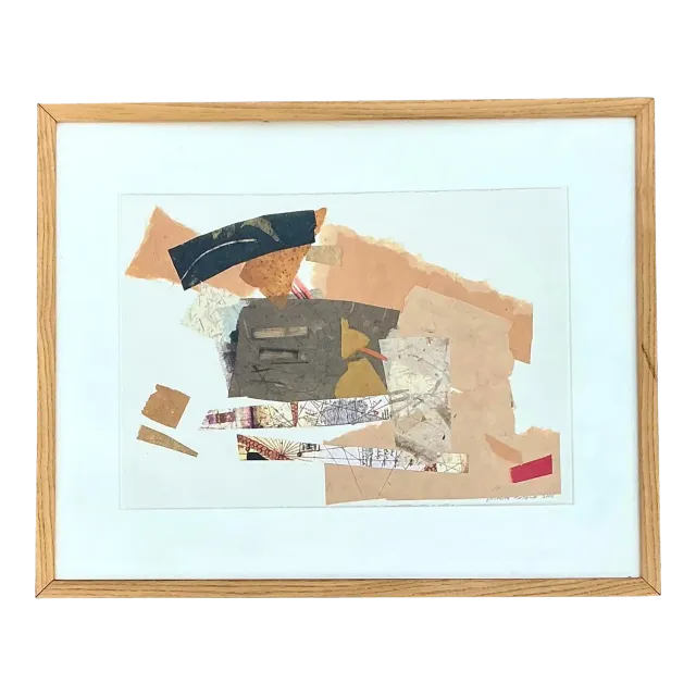 Vintage Boho Original Collage on Paper — additional photo 2