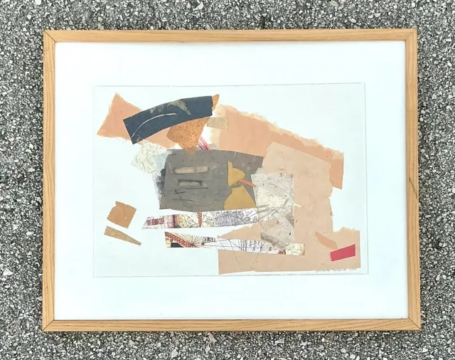 Vintage Boho Original Collage on Paper — additional photo 4