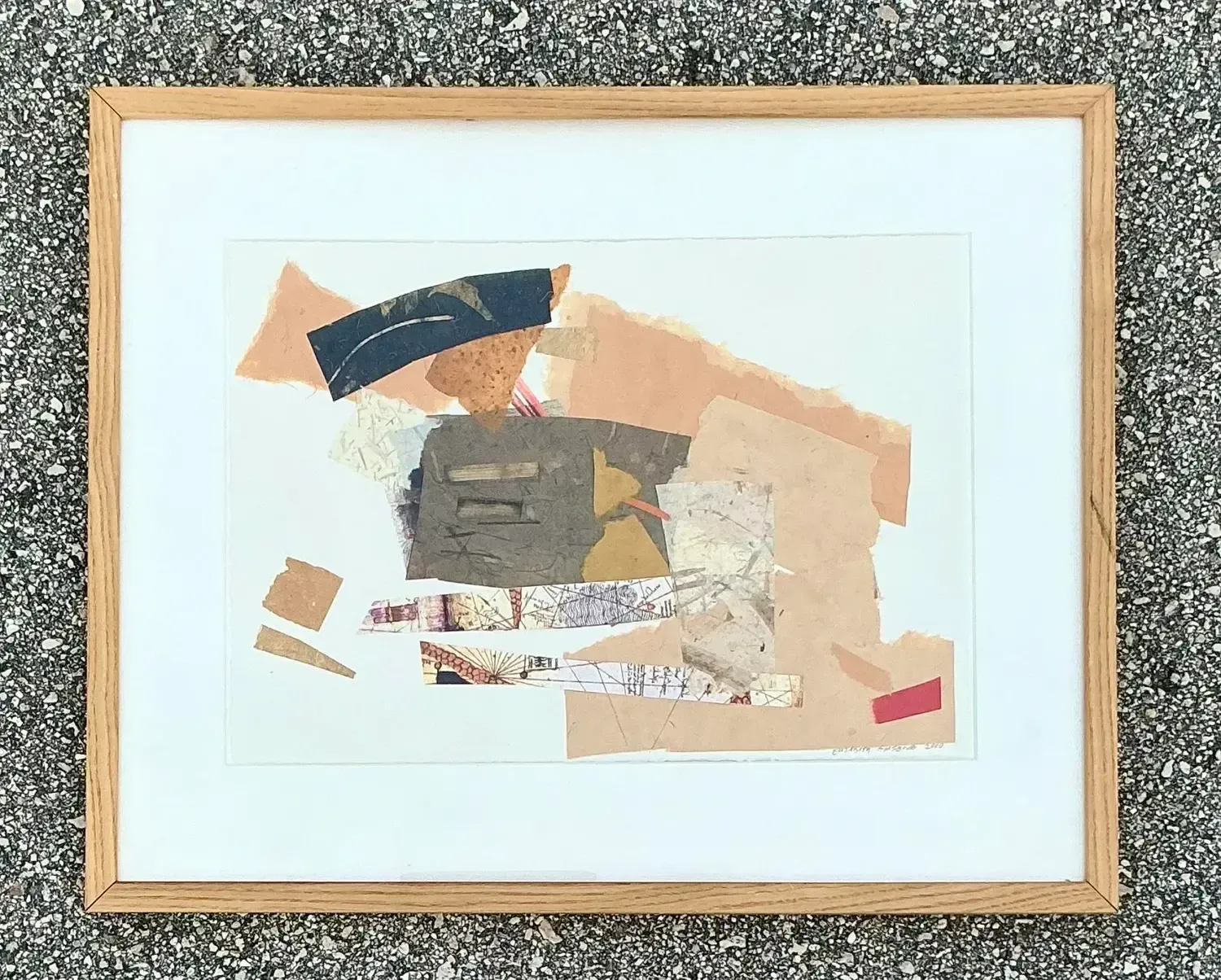 Vintage Boho Original Collage on Paper — additional photo 5