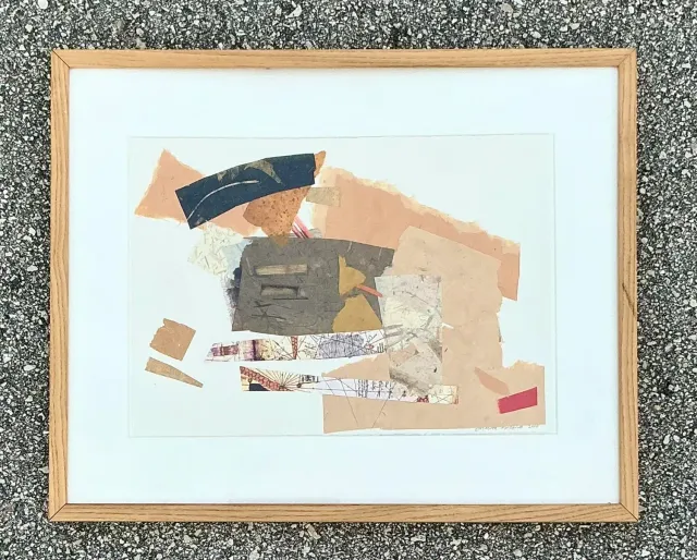 Vintage Boho Original Collage on Paper — additional photo 5