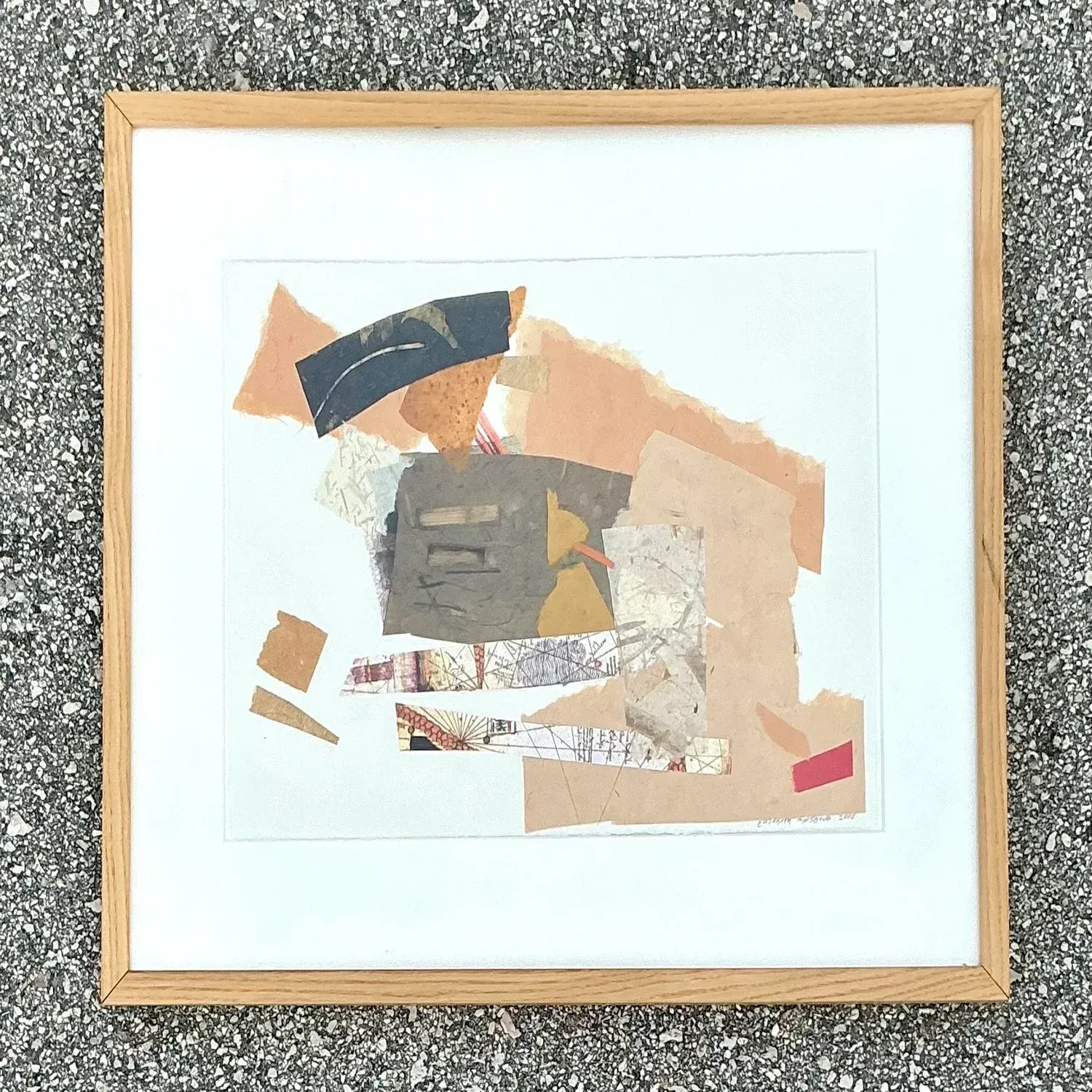 Vintage Boho Original Collage on Paper — additional photo 8
