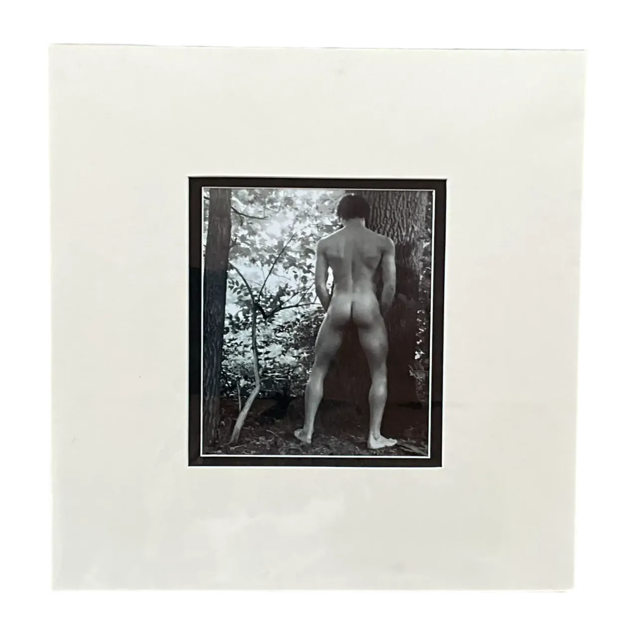 Vintage Boho Original Nude Photograph of Man