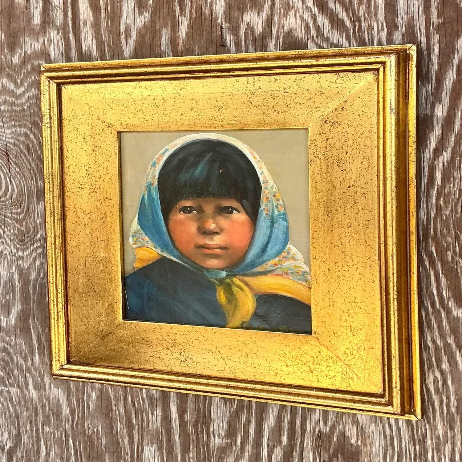 Vintage Boho Original Oil Portrait — additional photo 7