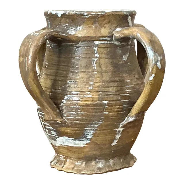 Vintage Boho Original Studio Pottery Handle Vase — additional photo 6