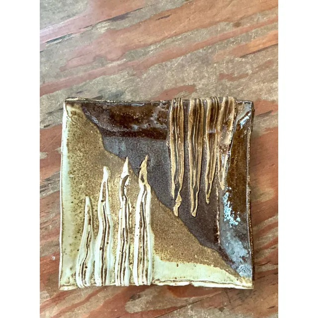 Vintage Boho Original Studio Pottery Tray — additional photo 6