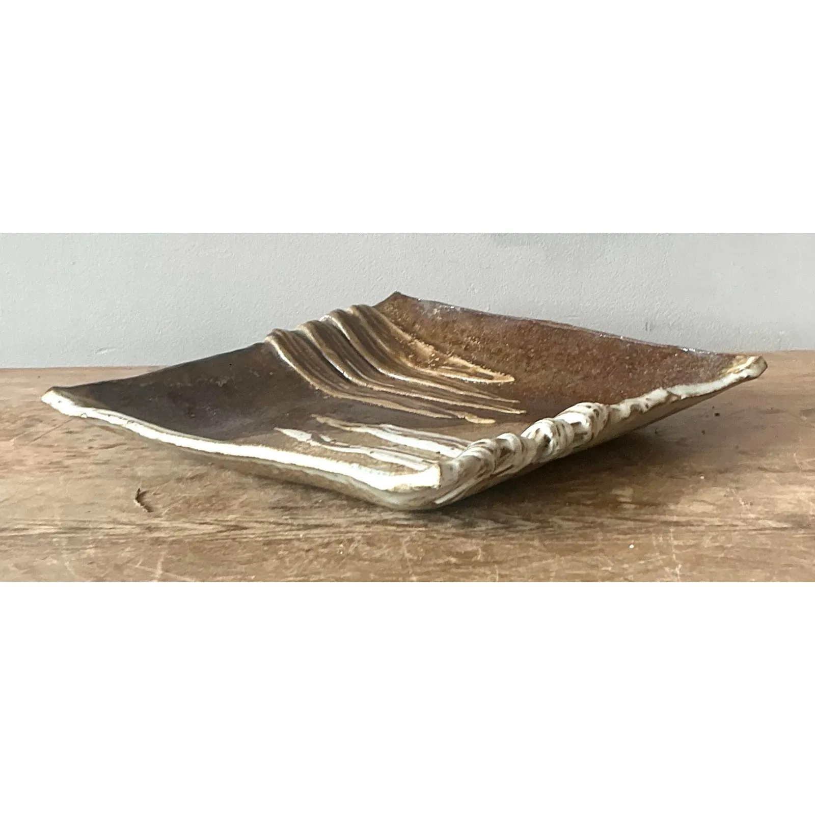 Vintage Boho Original Studio Pottery Tray — additional photo 7