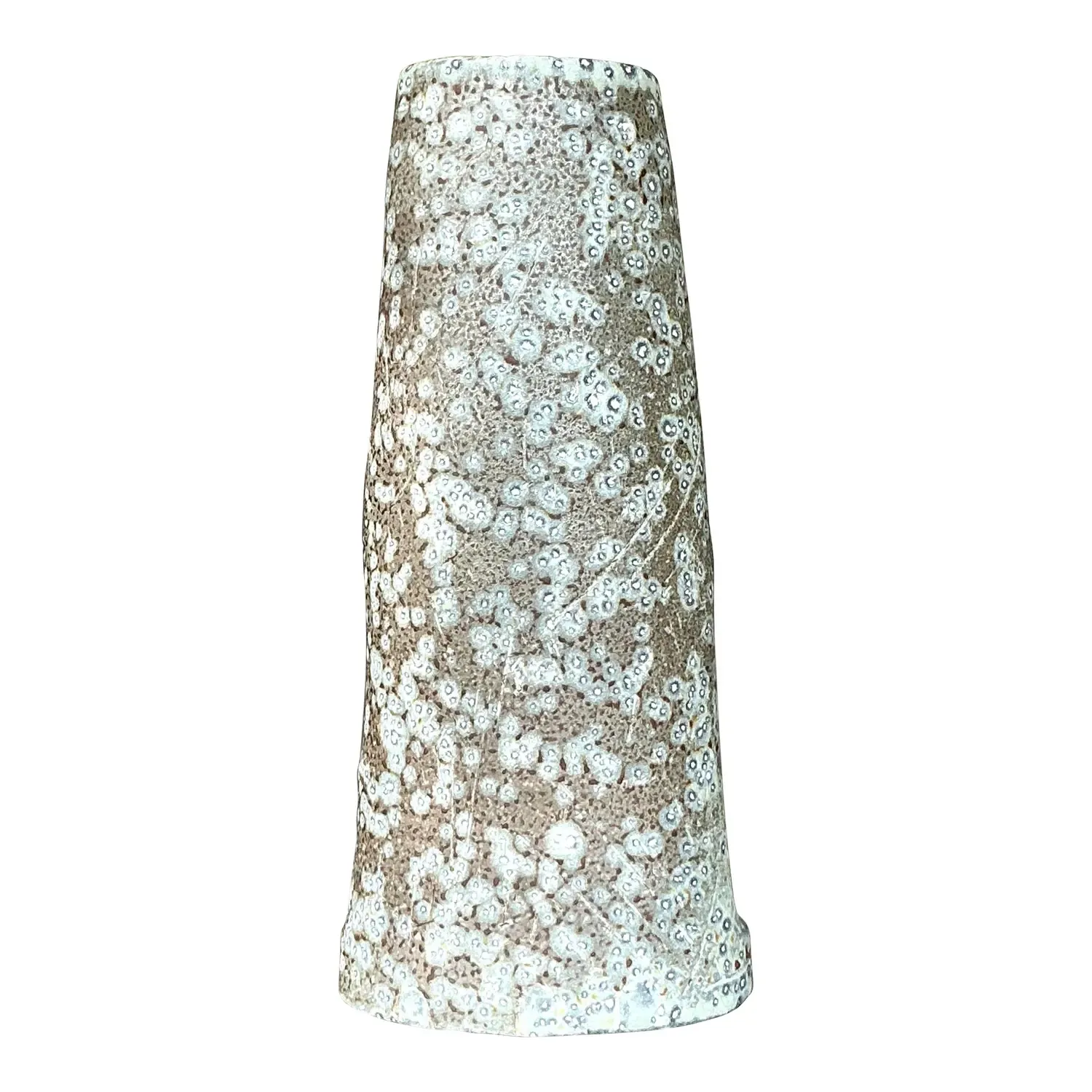Vintage Boho Original Studio Pottery Vase - Pottery, 5.5W x 12H — additional photo 1