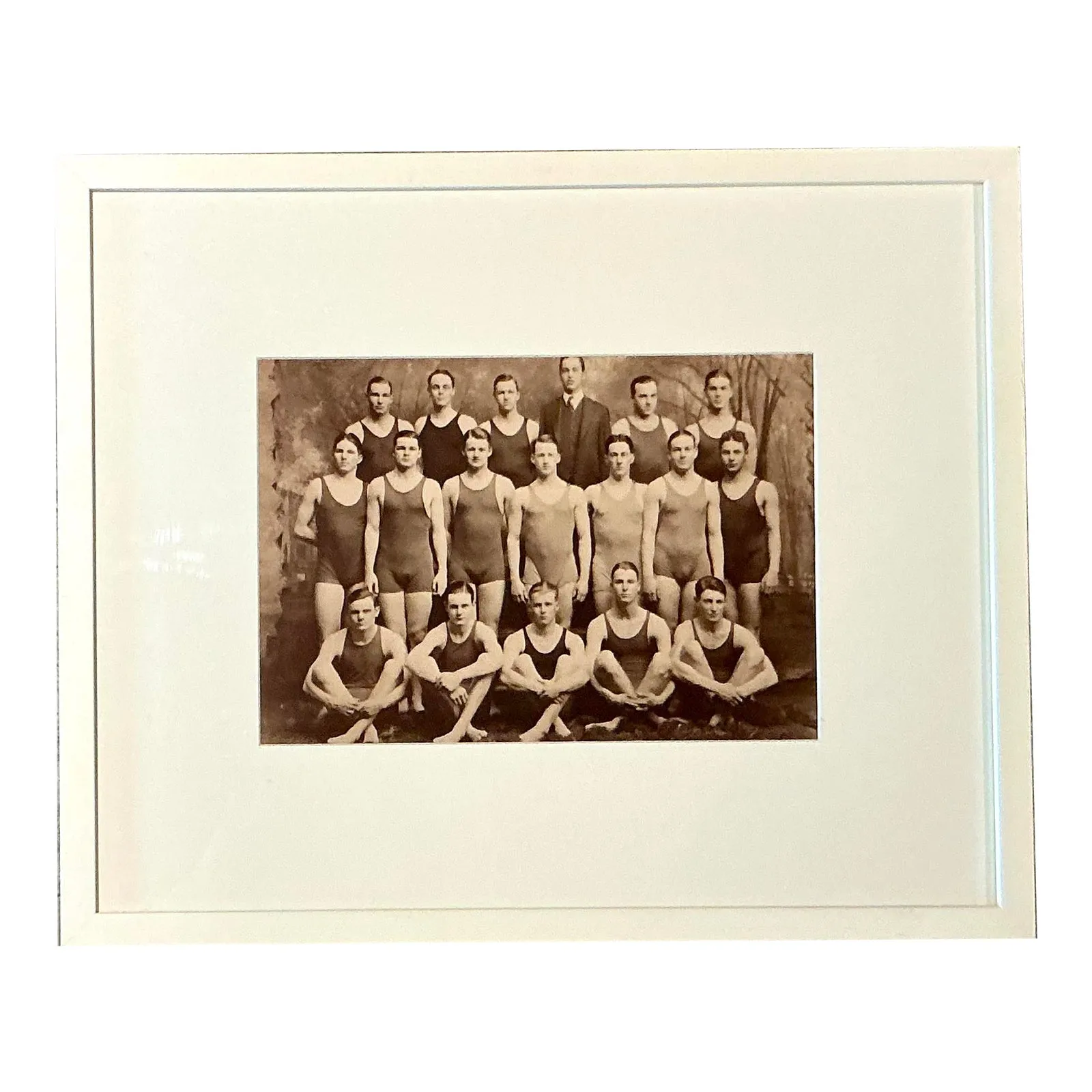 Vintage Boho Original Yale Swim Team Photo — additional photo 1