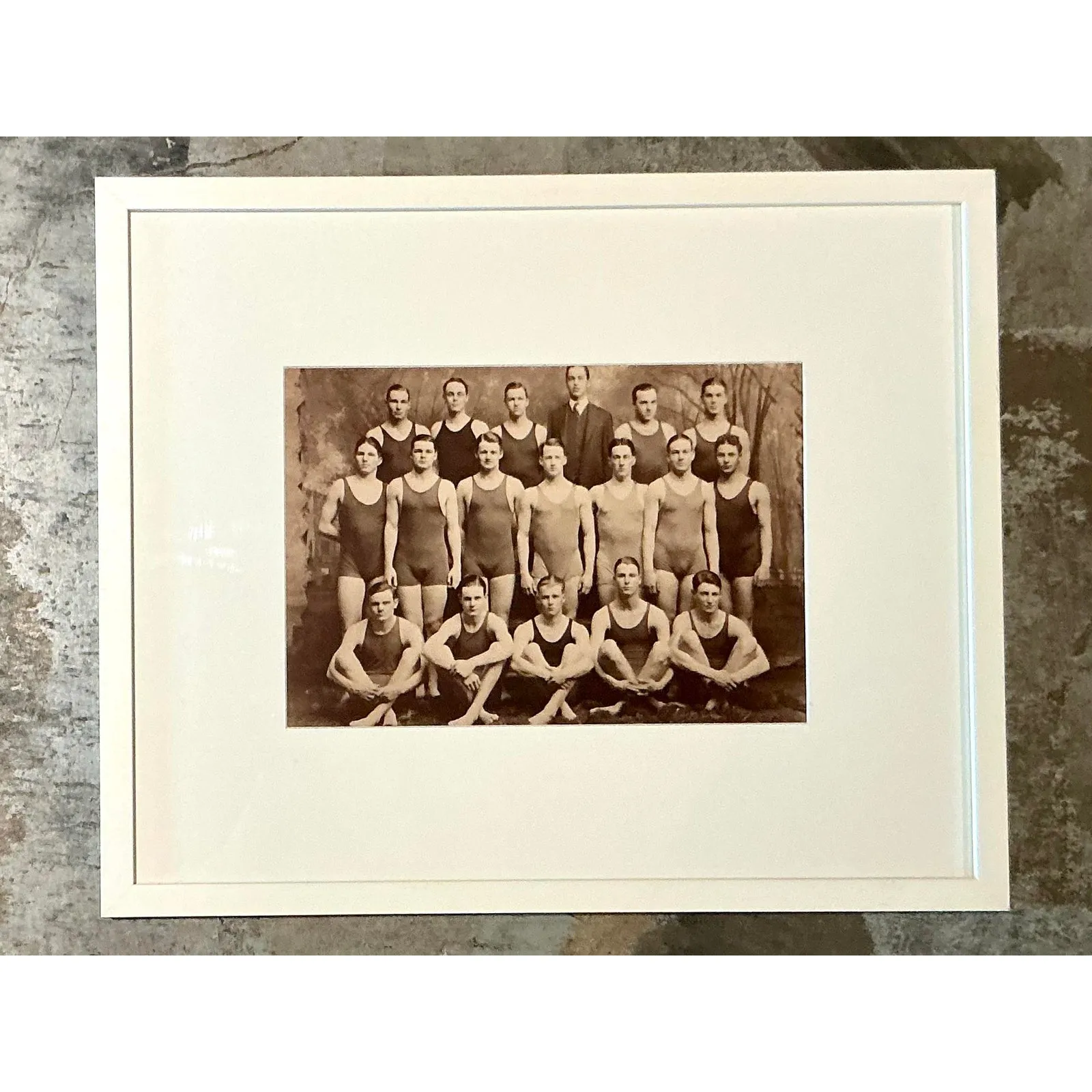 Vintage Boho Original Yale Swim Team Photo — additional photo 5