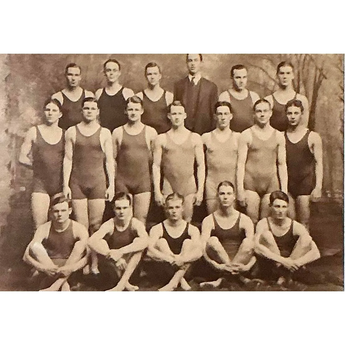 Vintage Boho Original Yale Swim Team Photo — additional photo 6