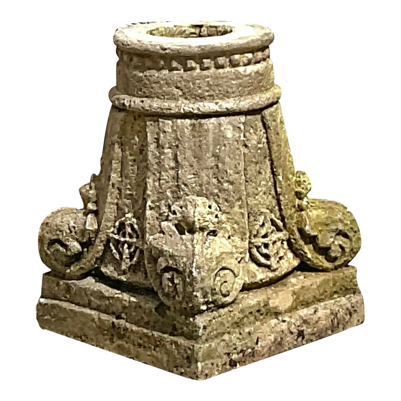 Vintage Boho Patinated Architectural Element Column — additional photo 3