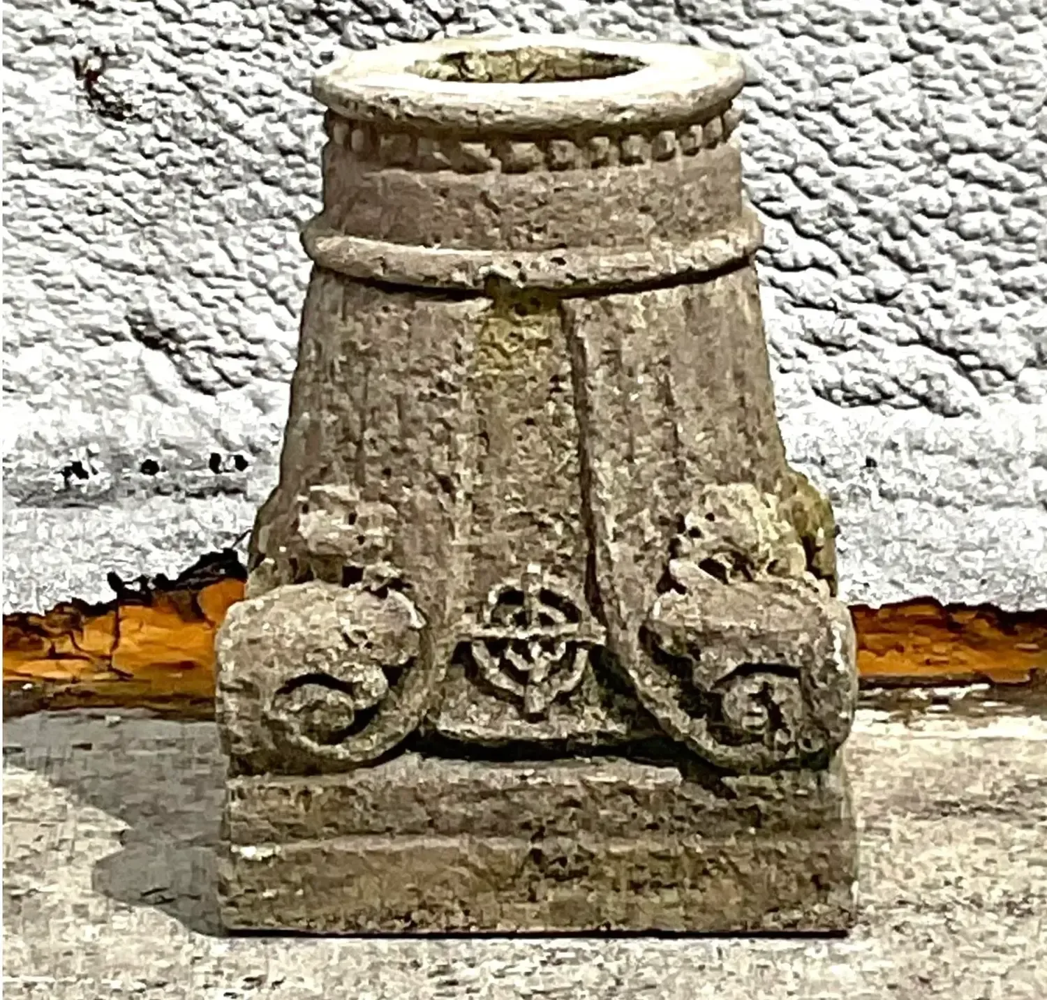 Vintage Boho Patinated Architectural Element Column — additional photo 6