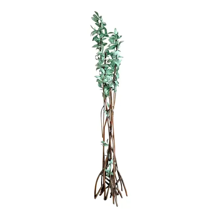 Vintage Boho Patinated Copper Tree Sculpture — additional photo 1