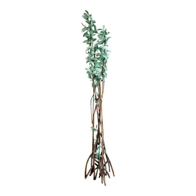 Vintage Boho Patinated Copper Tree Sculpture — additional photo 1