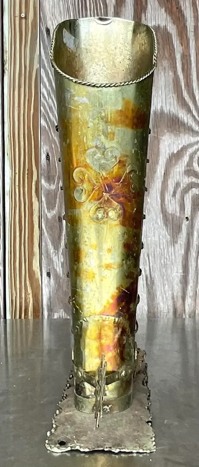 Vintage Boho Patinated Spur Boot — additional photo 3