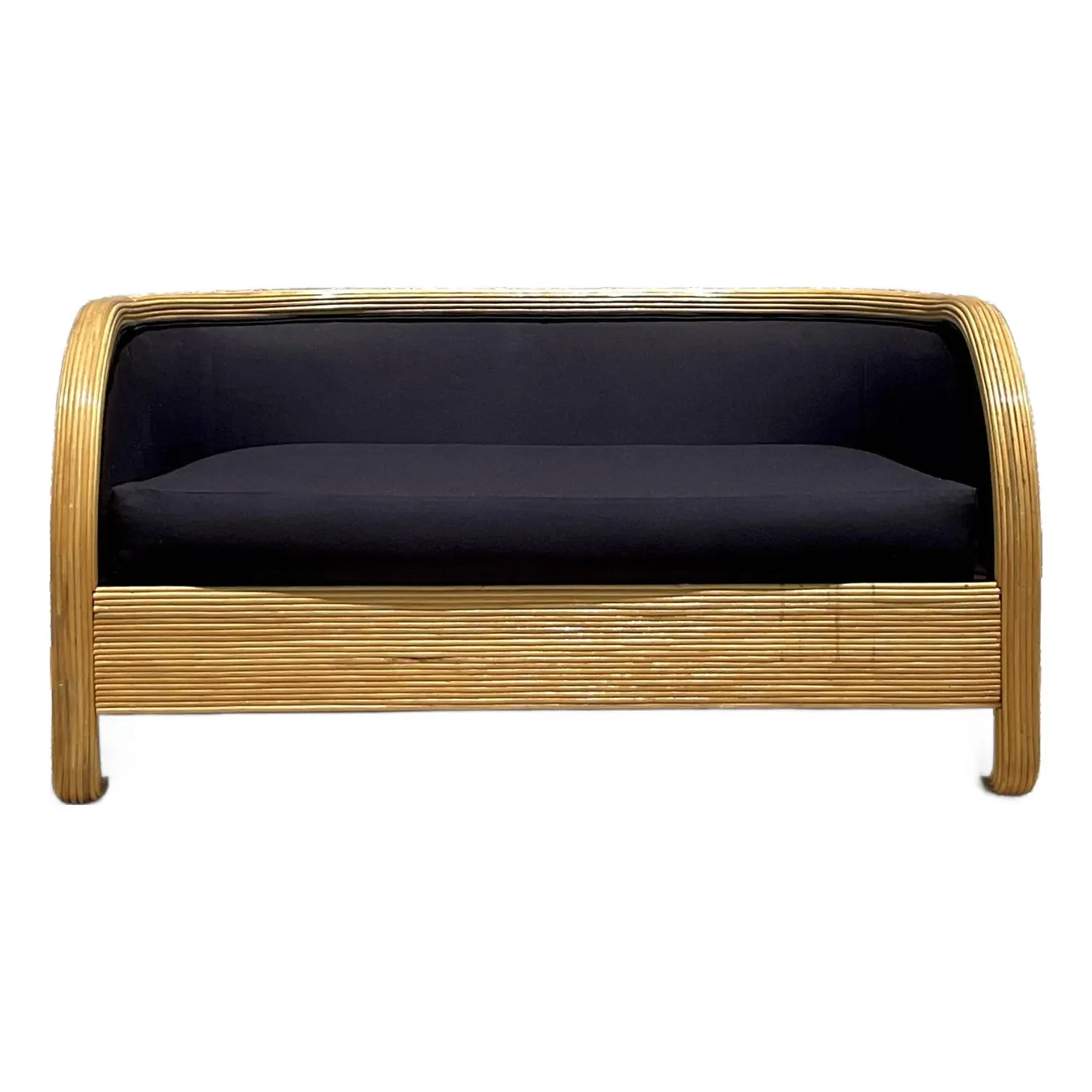 Vintage Boho Pencil Reed Loveseat — additional photo 1