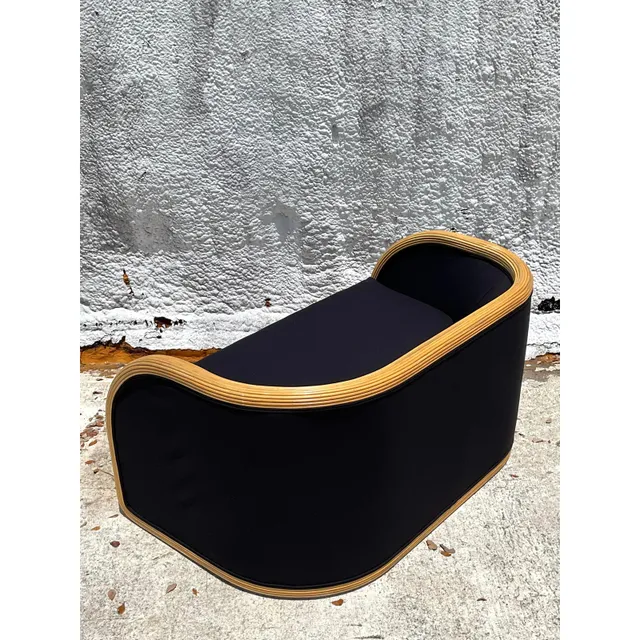 Vintage Boho Pencil Reed Loveseat — additional photo 3
