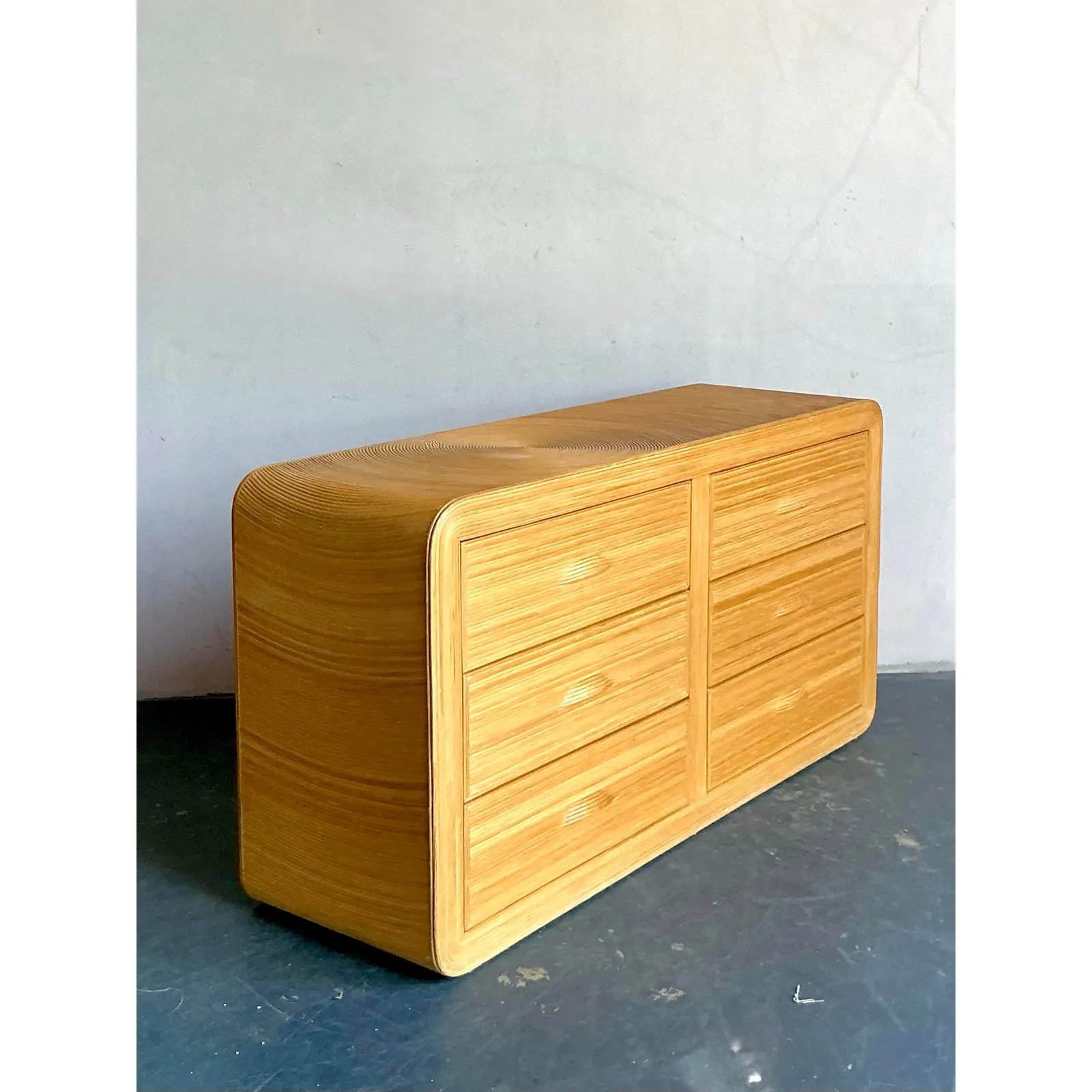 Vintage Boho Pencil Reed Waterfall Dresser — additional photo 1