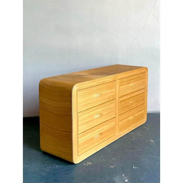 Vintage Boho Pencil Reed Waterfall Dresser — additional photo 1