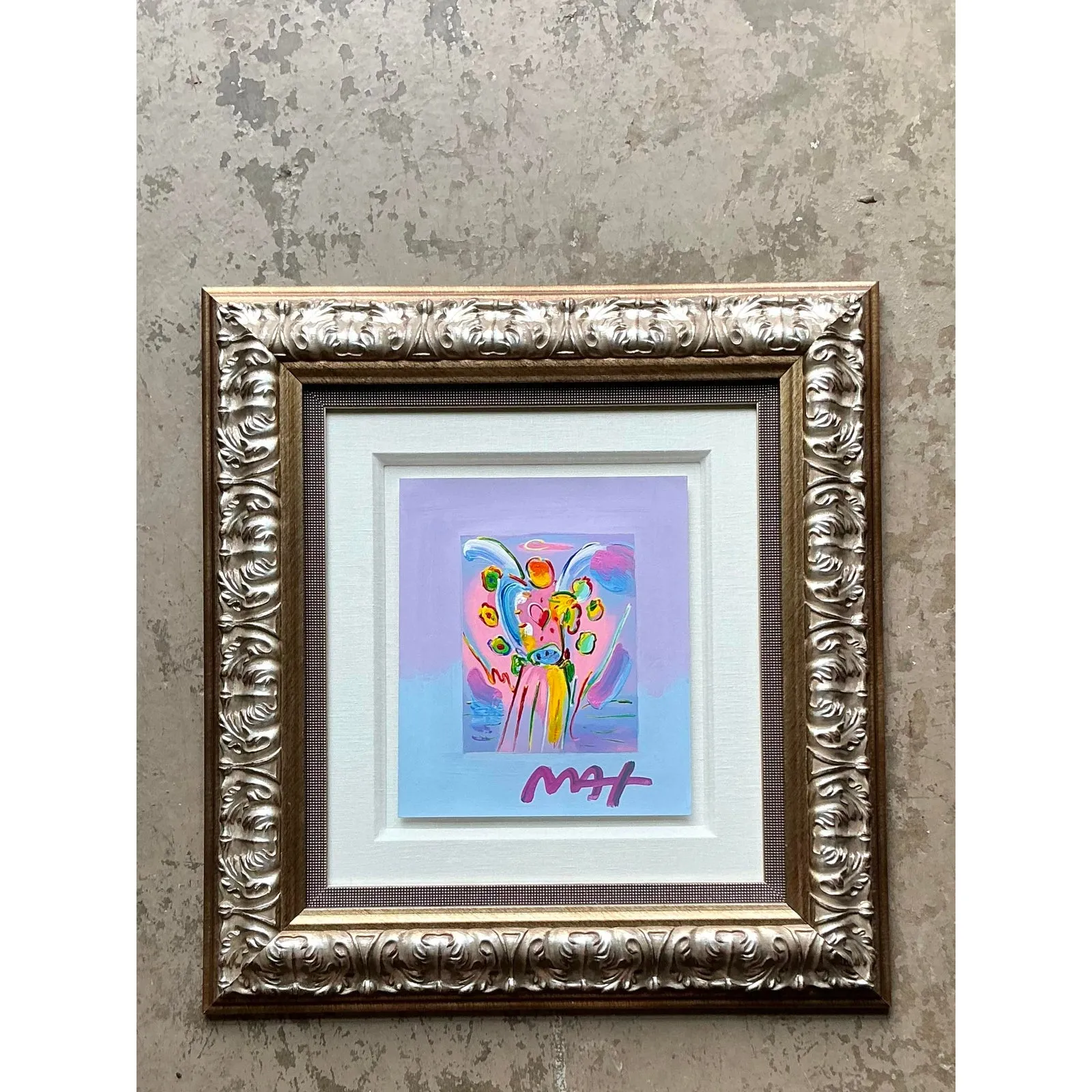 Vintage Boho Peter Max Hand Painted Serigraph — additional photo 3