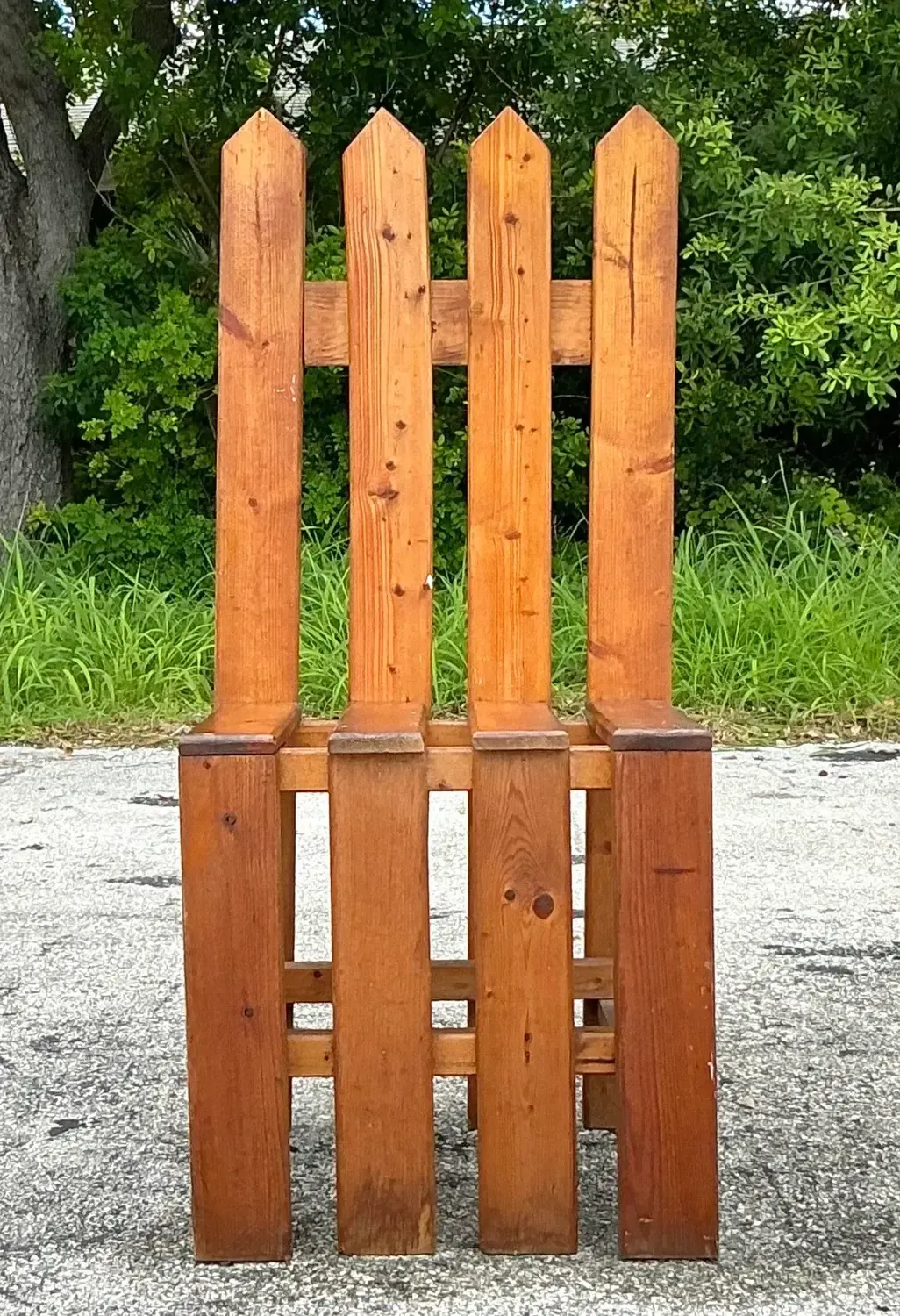 Vintage Boho Picket Fence Chair — additional photo 5