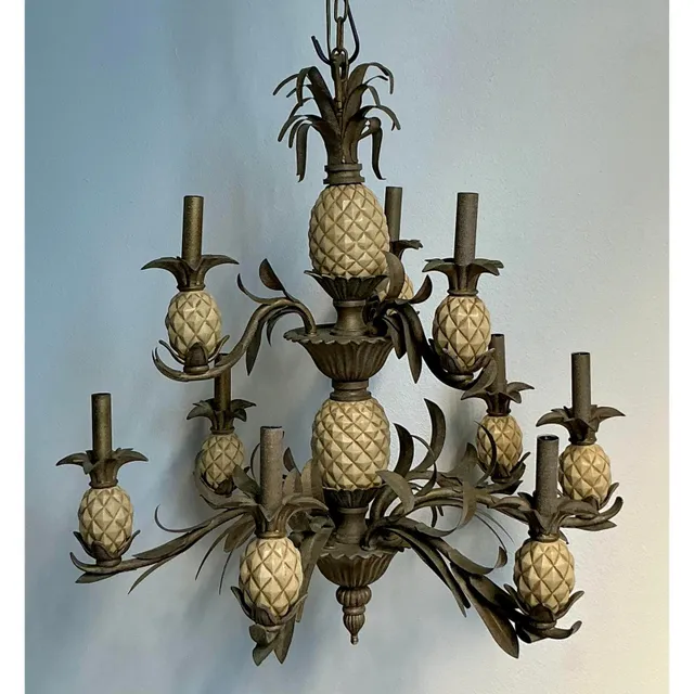 Vintage Boho Pineapple Chandelier — additional photo 5