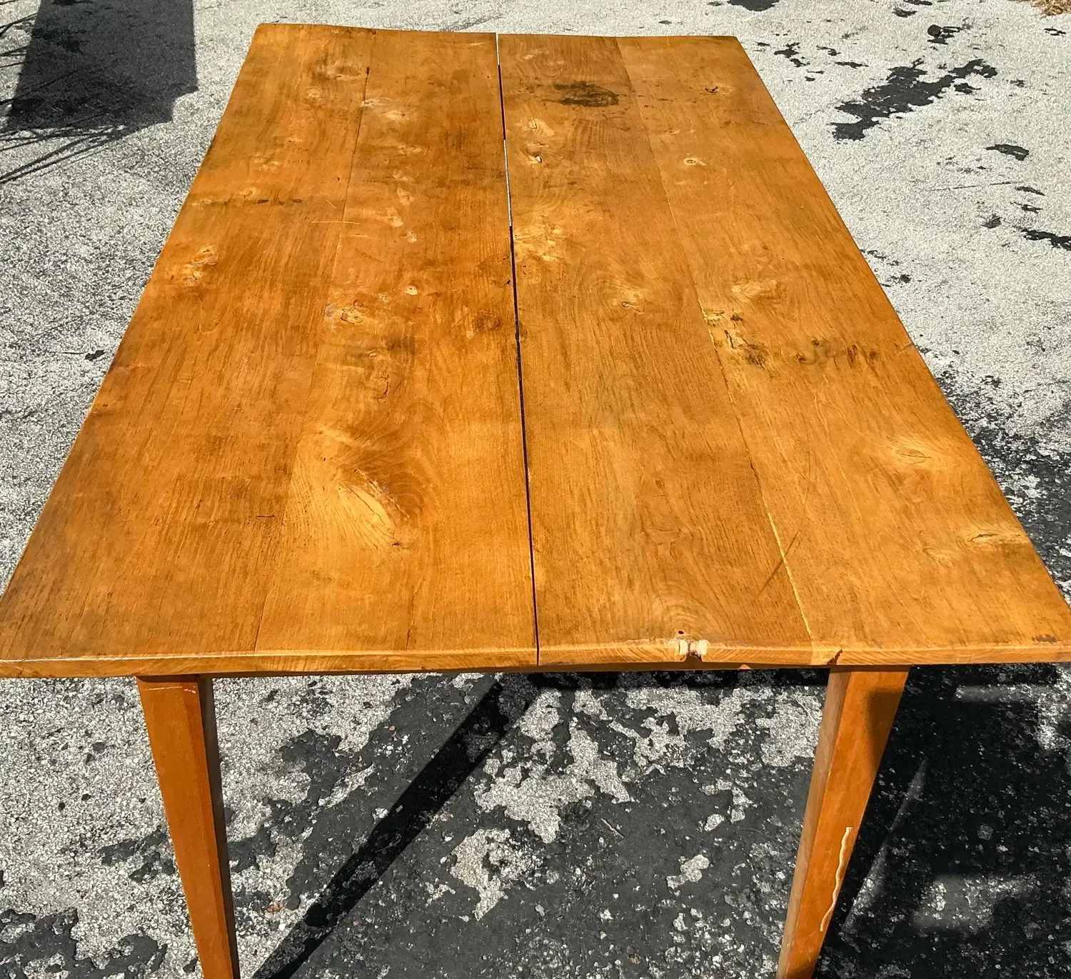 Vintage Boho Plank Farm Table — additional photo 4