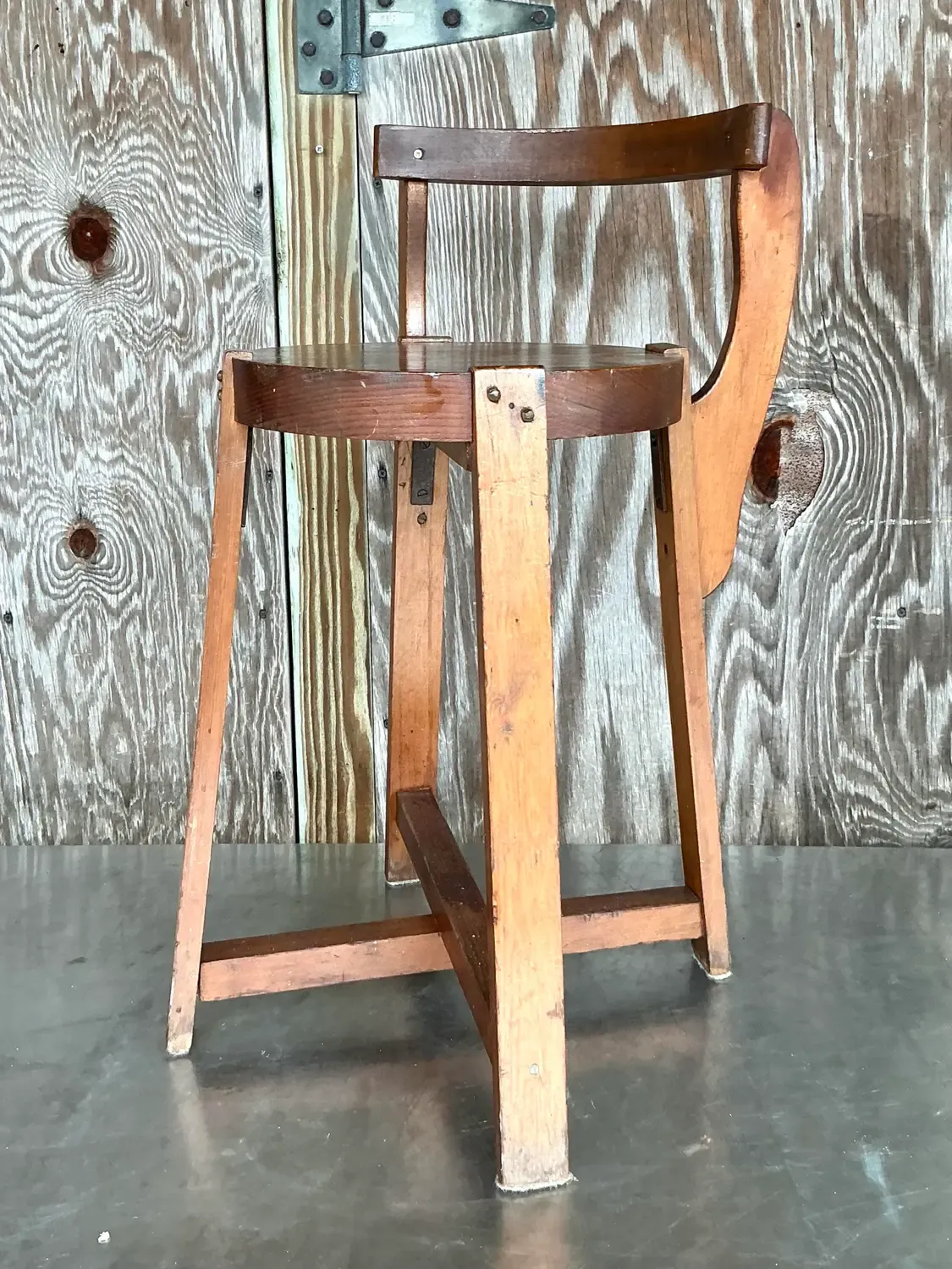 Vintage Boho Primitive Side Chair — additional photo 4