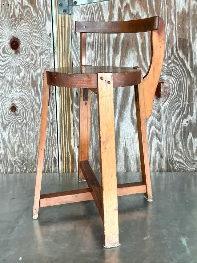 Vintage Boho Primitive Side Chair — additional photo 6