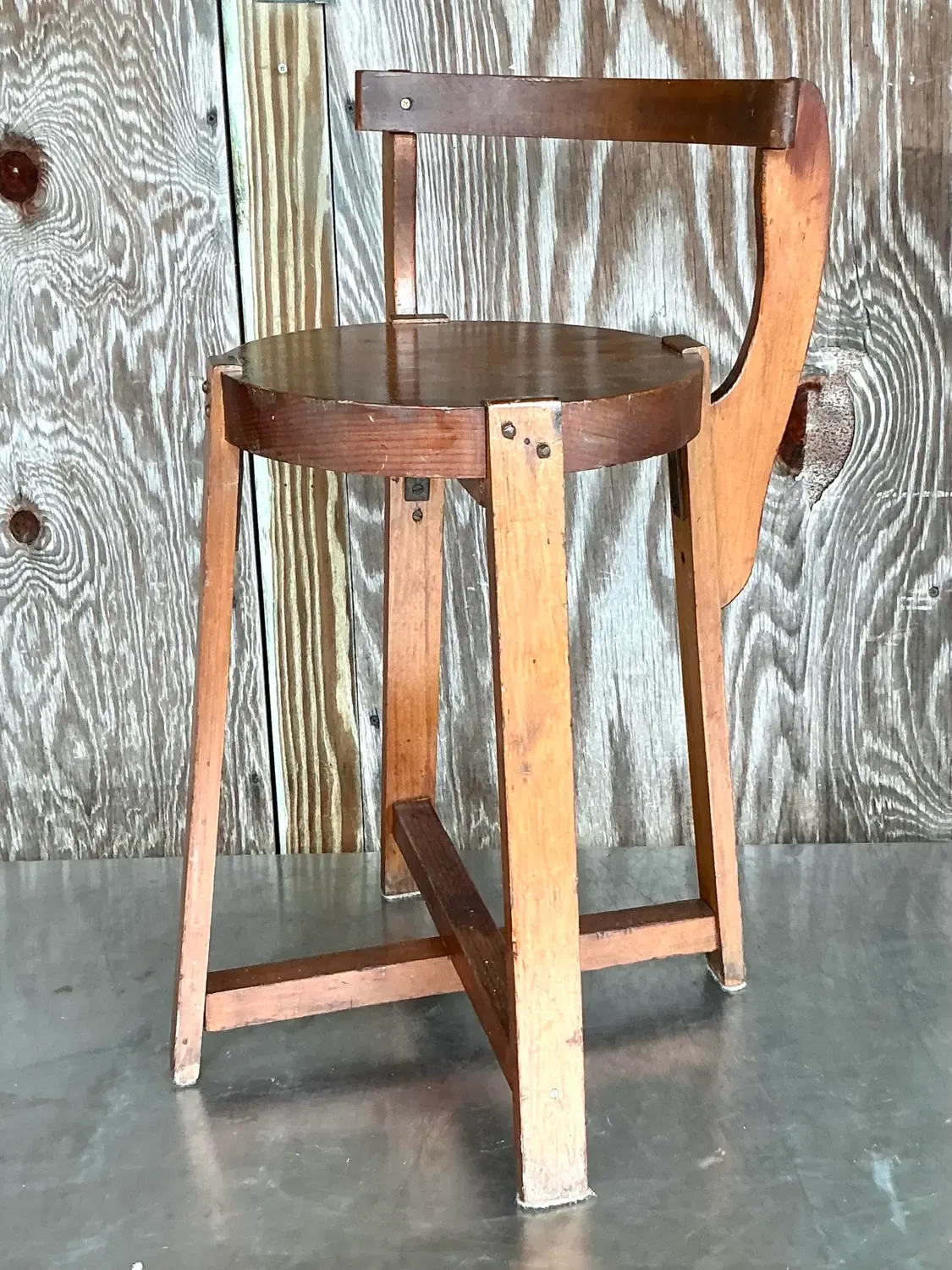 Vintage Boho Primitive Side Chair — additional photo 7