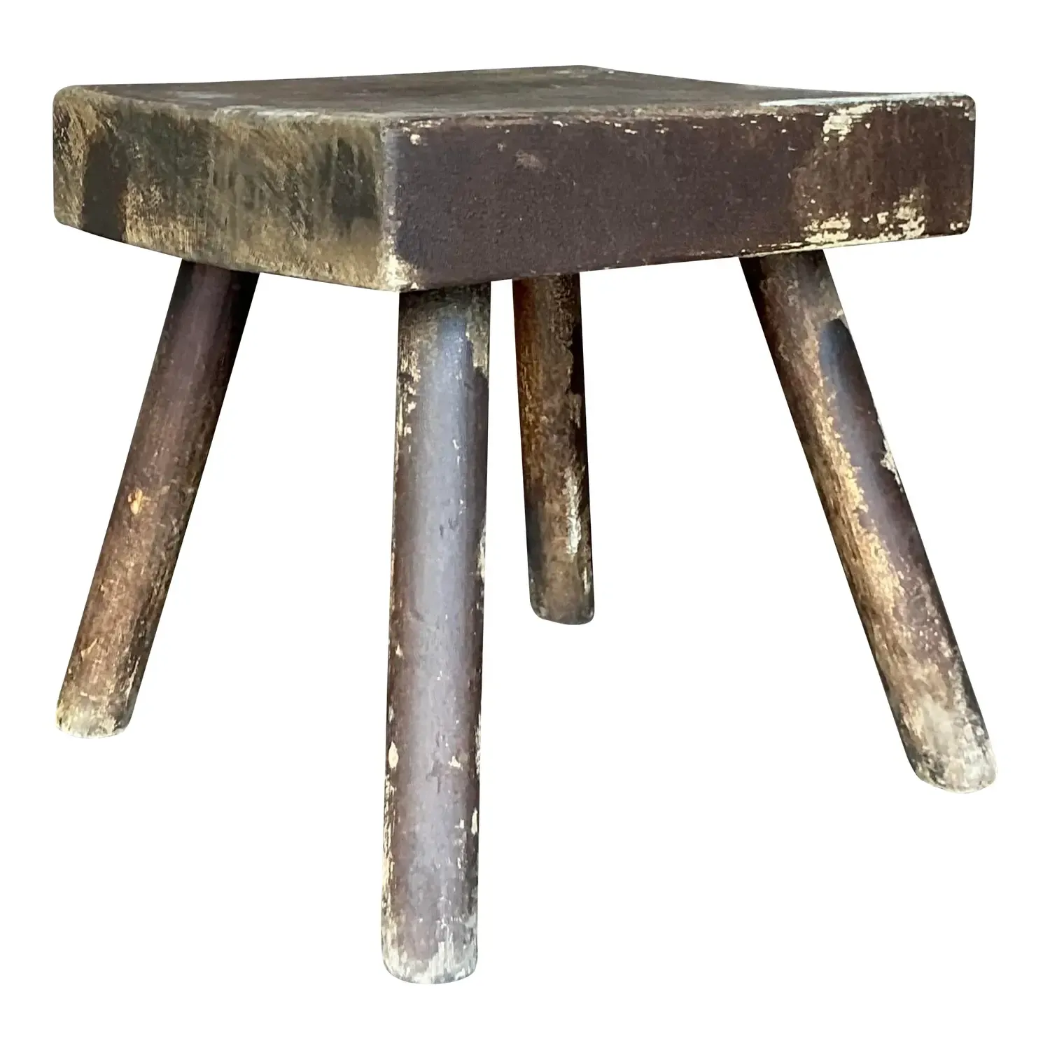 Vintage Boho Primitive Stool — additional photo 1
