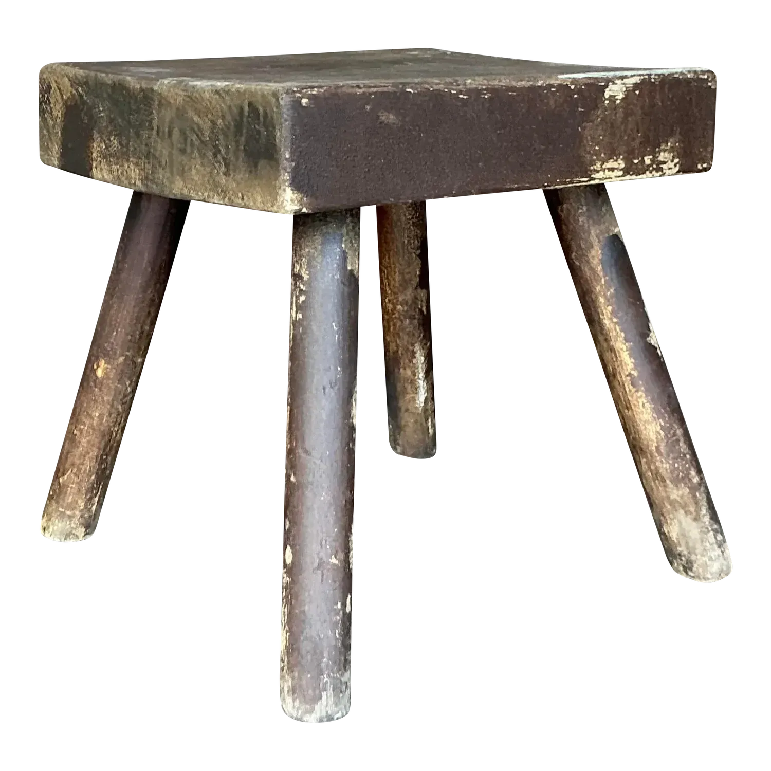 Vintage Boho Primitive Stool — additional photo 2
