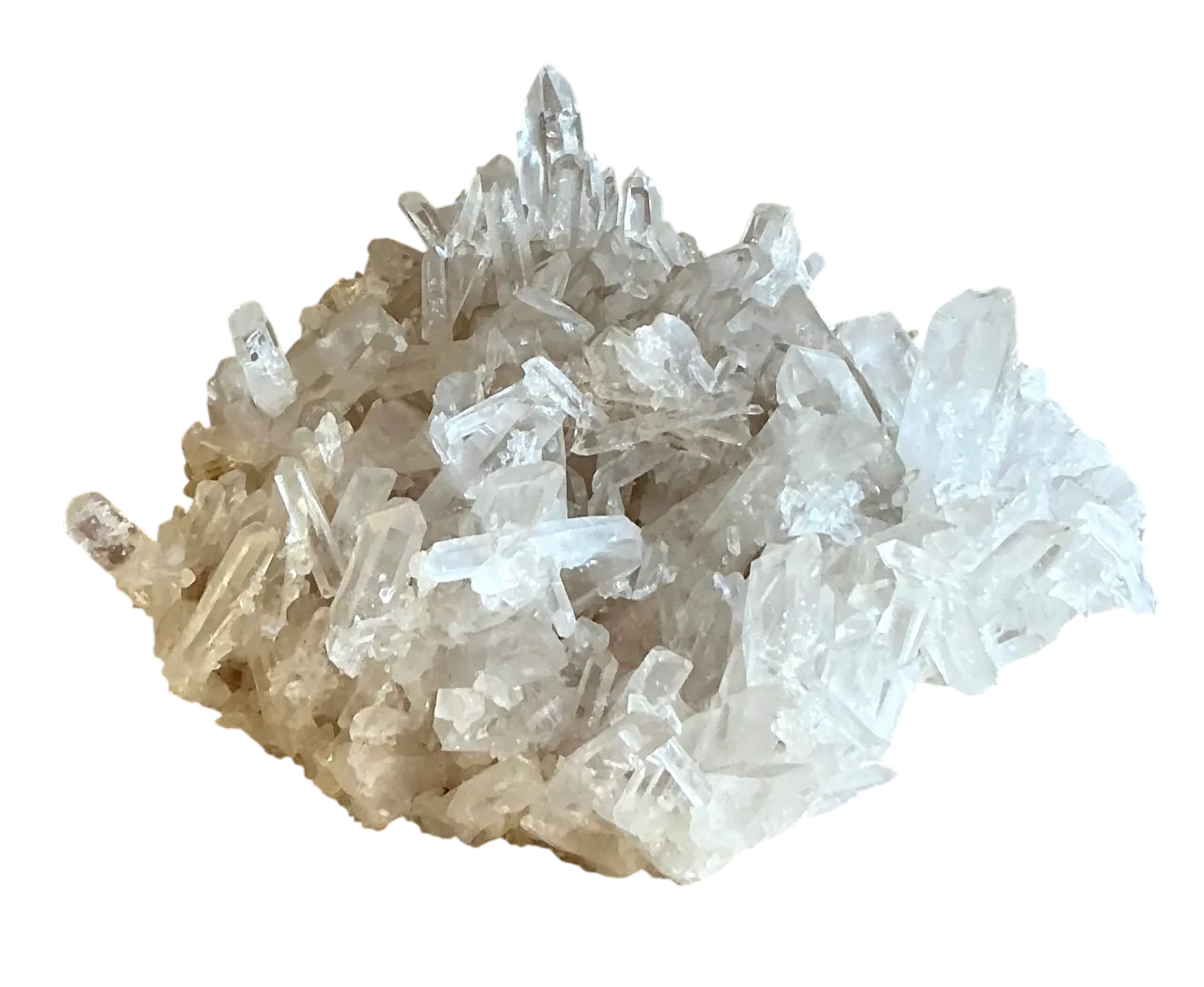 Vintage Boho Quartz Flat Cluster