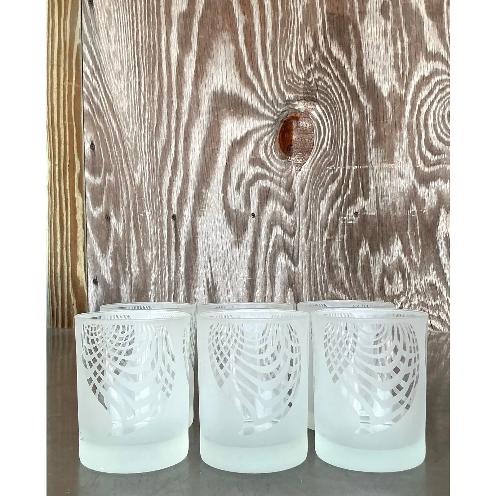 Vintage Boho “Radiant Geometric” Tumblers - Set of 6 — additional photo 5