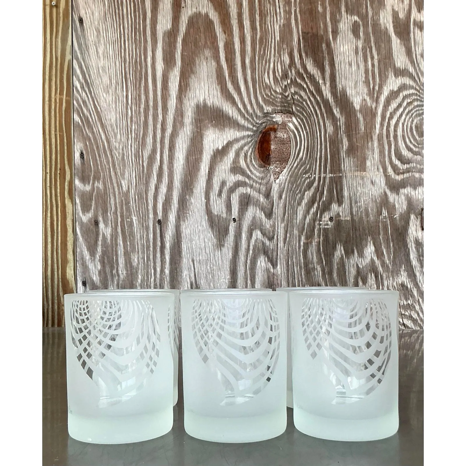 Vintage Boho “Radiant Geometric” Tumblers - Set of 6 — additional photo 6