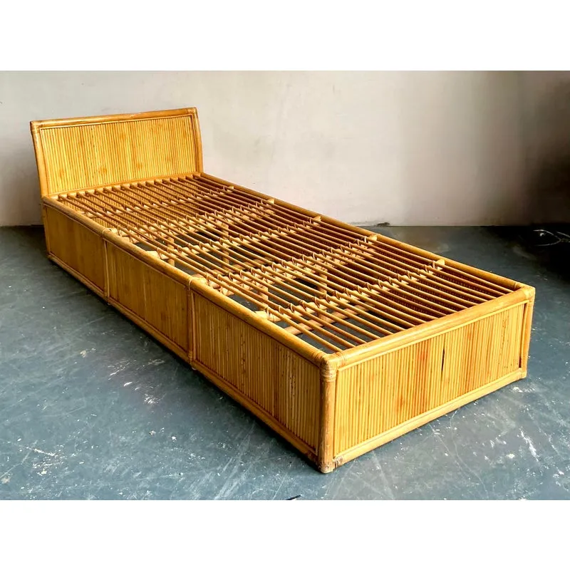 Vintage Boho Rattan Day Bed — additional photo 2