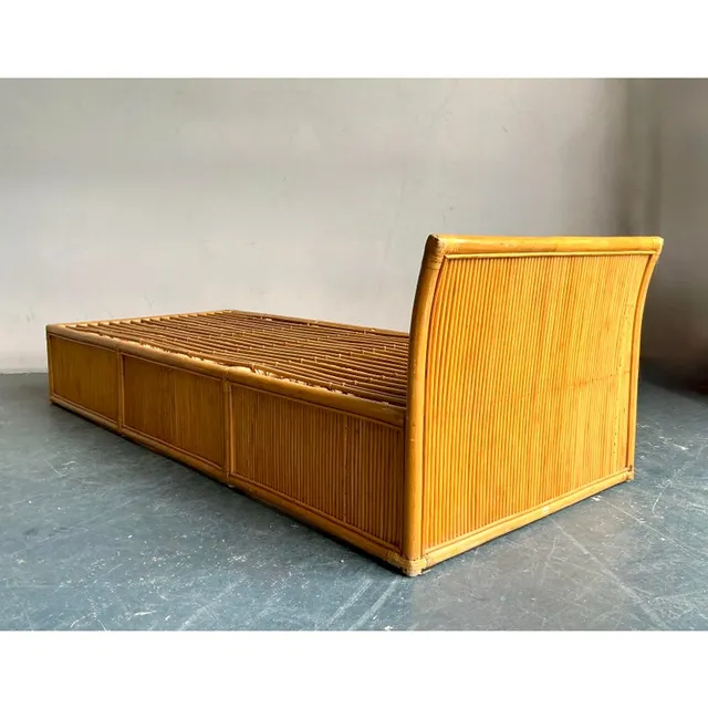 Vintage Boho Rattan Day Bed — additional photo 3