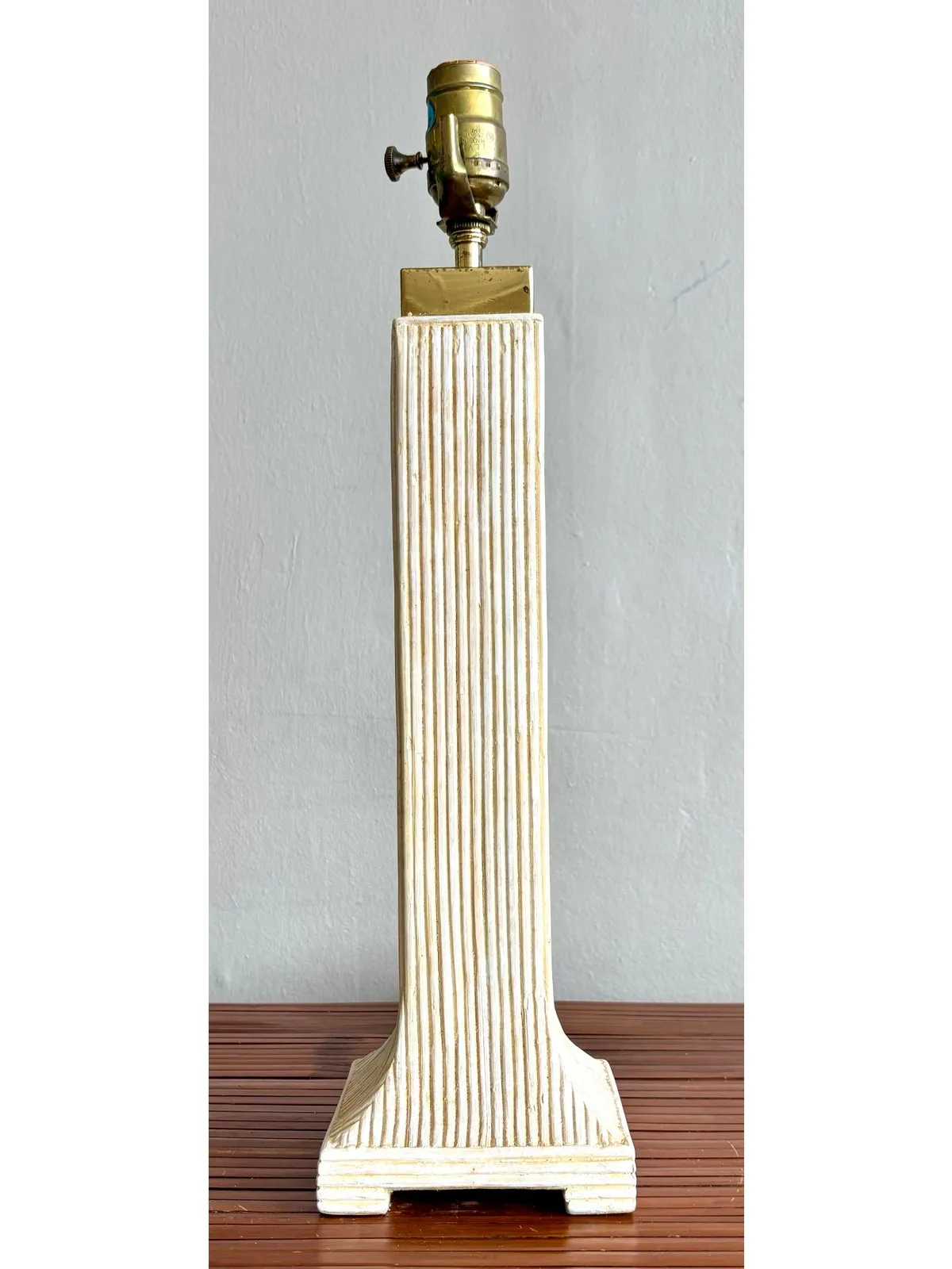 Vintage Boho Reed Lamp — additional photo 3