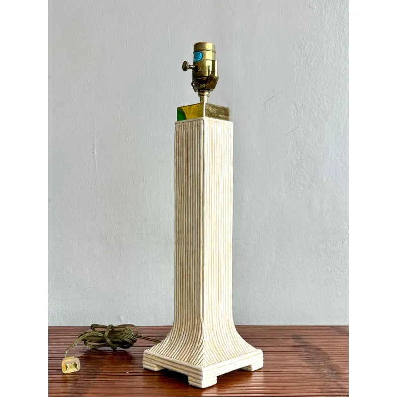 Vintage Boho Reed Lamp — additional photo 4