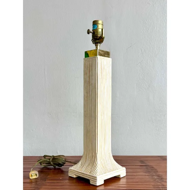 Vintage Boho Reed Lamp — additional photo 4