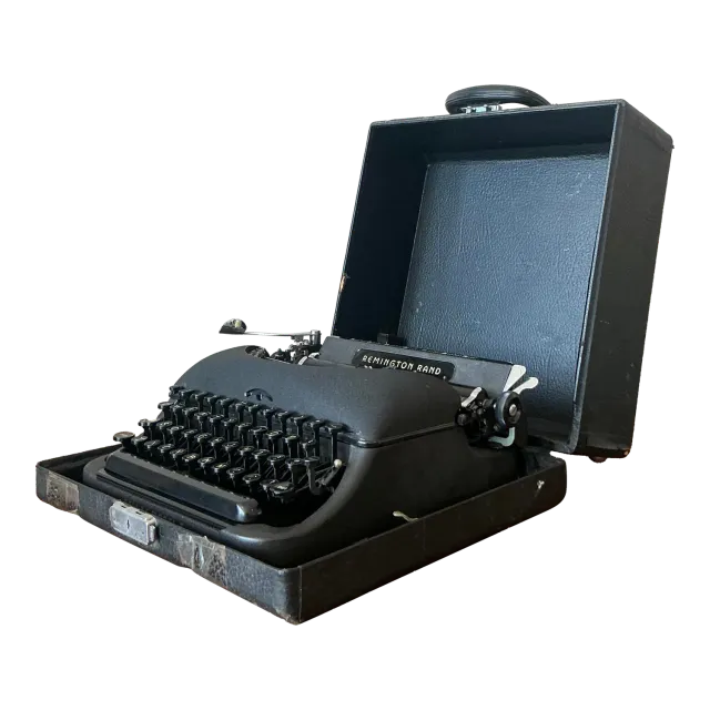 Vintage Boho Remington Rand Typewriter — additional photo 1