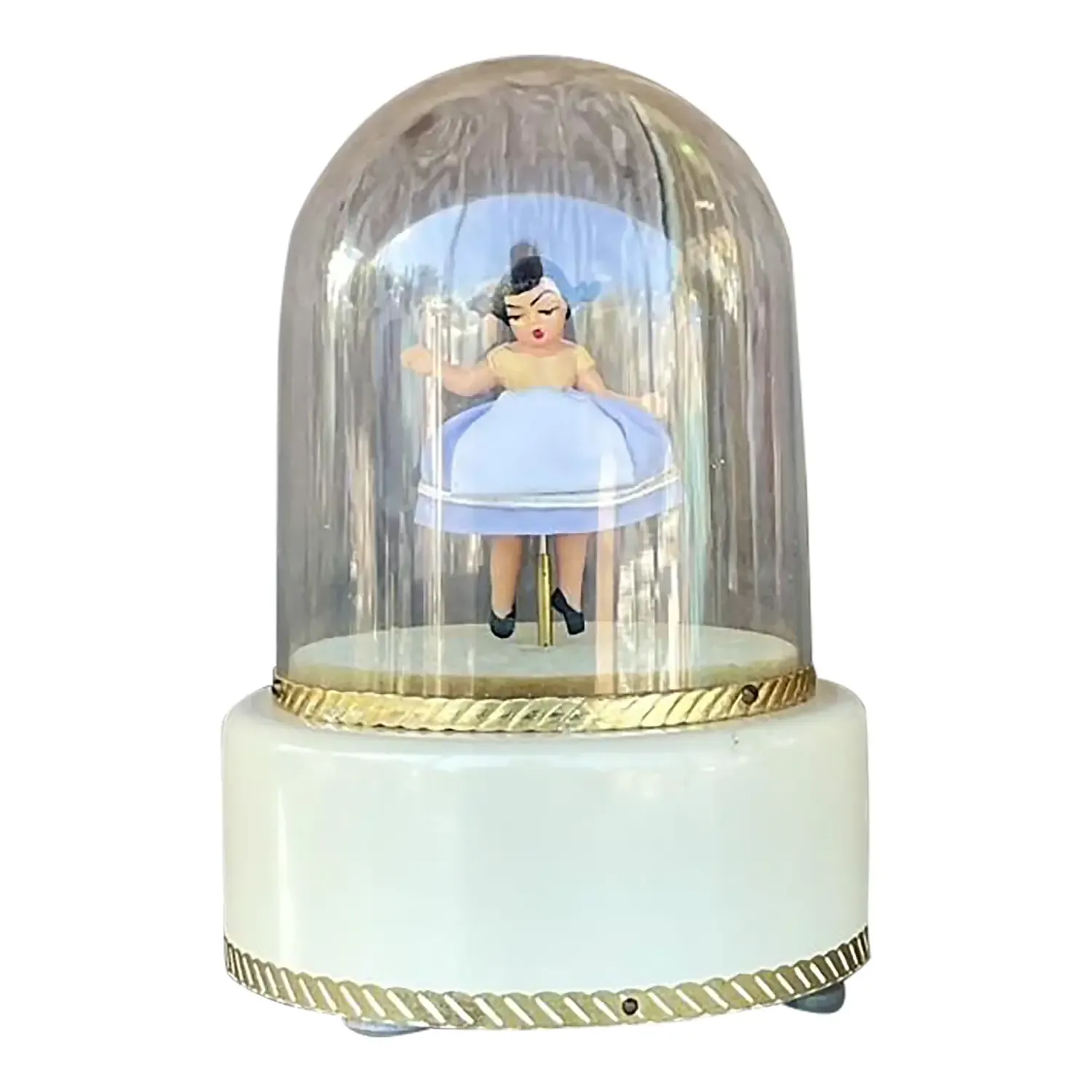Vintage Boho Reuge Swiss Ballerina Music Box — additional photo 1