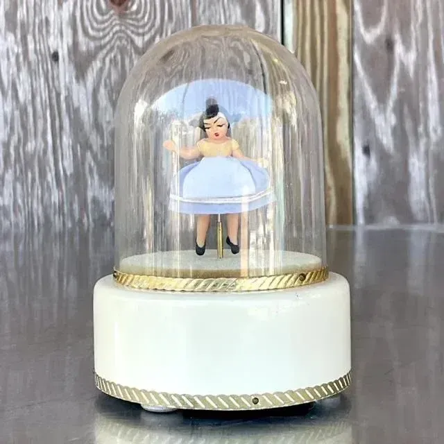 Vintage Boho Reuge Swiss Ballerina Music Box — additional photo 2