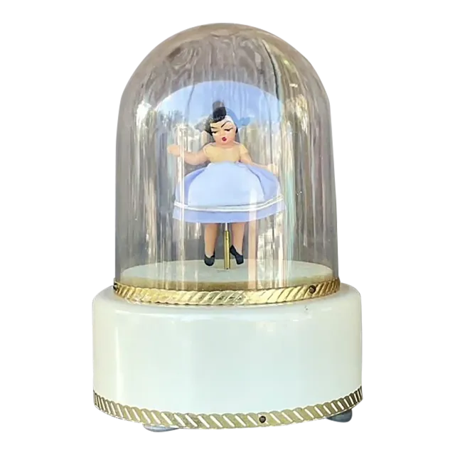Vintage Boho Reuge Swiss Ballerina Music Box — additional photo 3